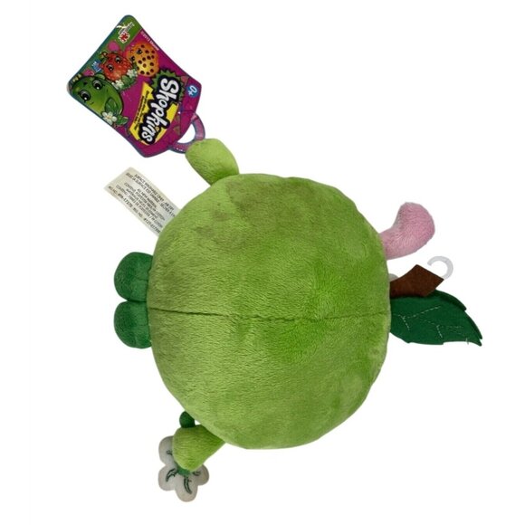 Shopkins Apple Blossom Worm Green 8in Plush Stuffed Animal - Picture 5 of 6
